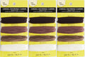 Bamboo Cord for Jewelry Making and Crafts, Assorted Earthtones, 120 ft, 20 lb Strength, 3 Pack