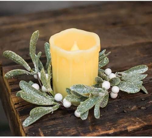 Mistletoe Berries Candle Ring