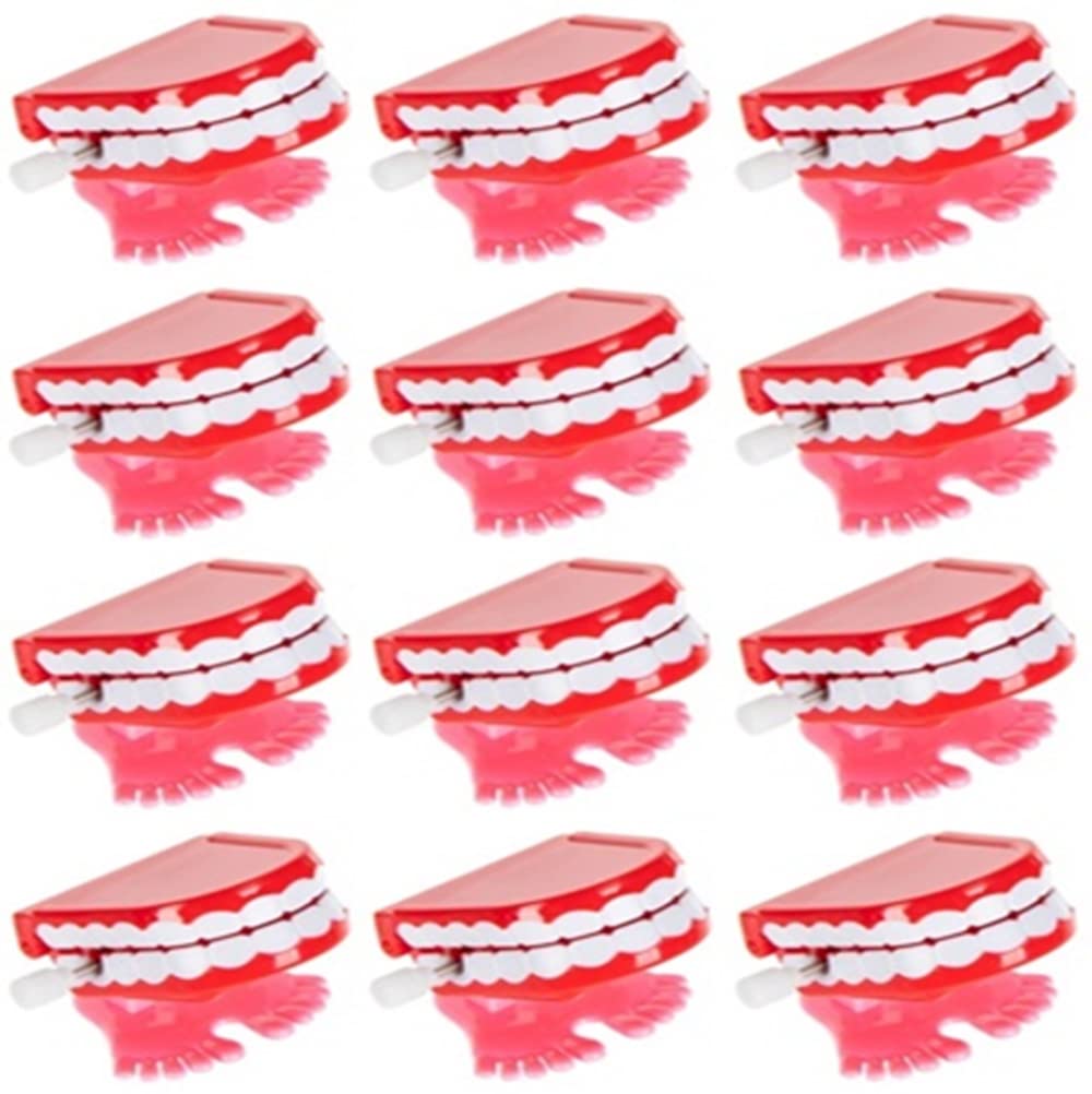 HAPPY DEALS ~ Wind Up Chatter Teeth | 12 Pc