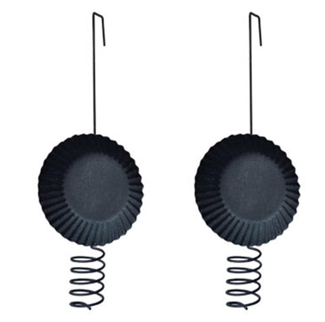 Cupboard Door Candle Holder | 2 Pack | 10 inch | Primitive Shabby Hanging Candle Pan