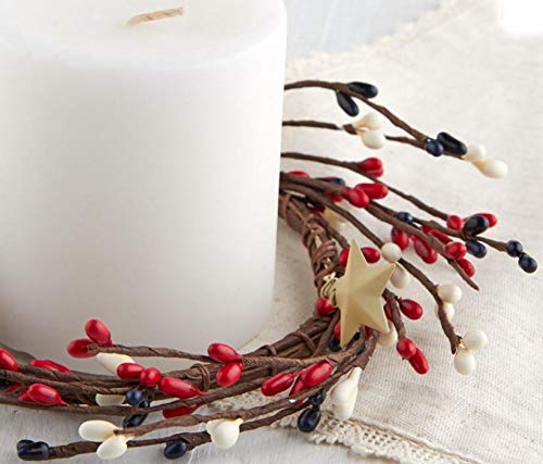 Patriotic Pip Berry Ring with Tin Stars