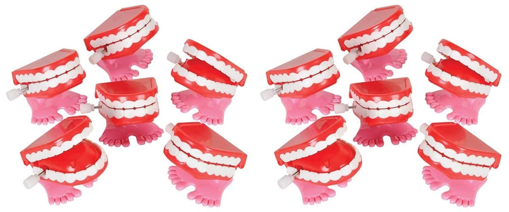 HAPPY DEALS ~ Wind Up Chatter Teeth | 12 Pc