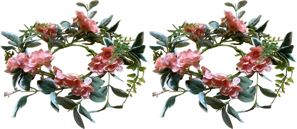 Pink Flower Candle Ring