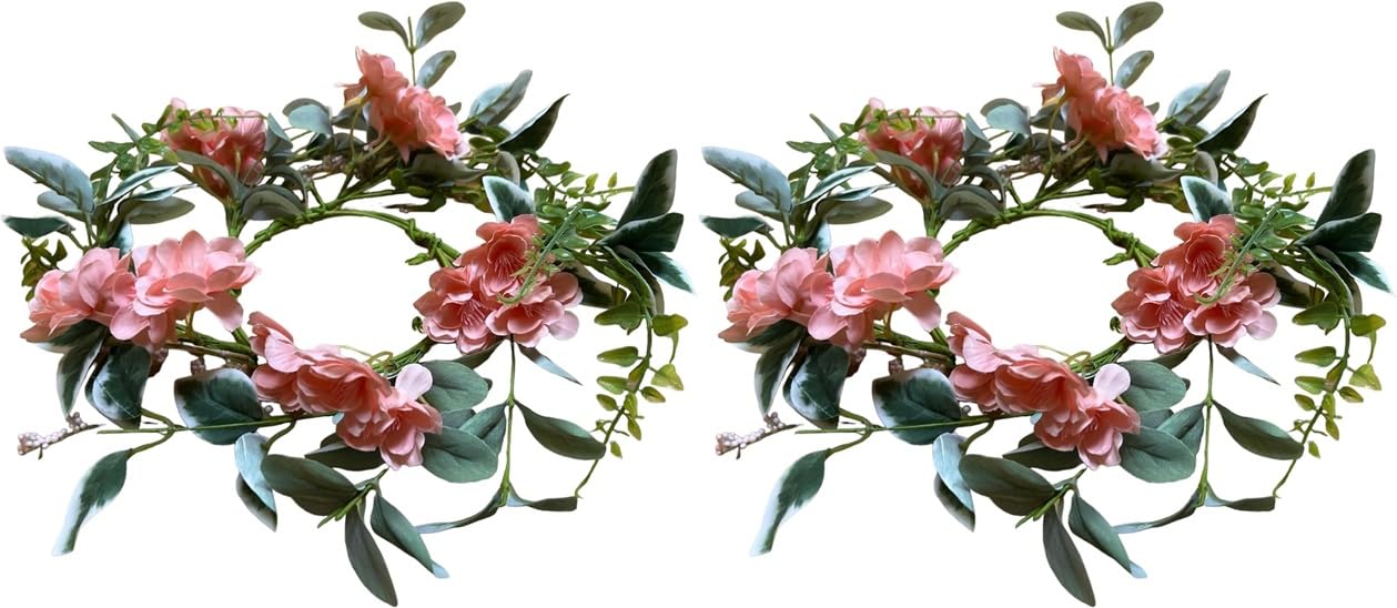 Pink Flower Candle Ring