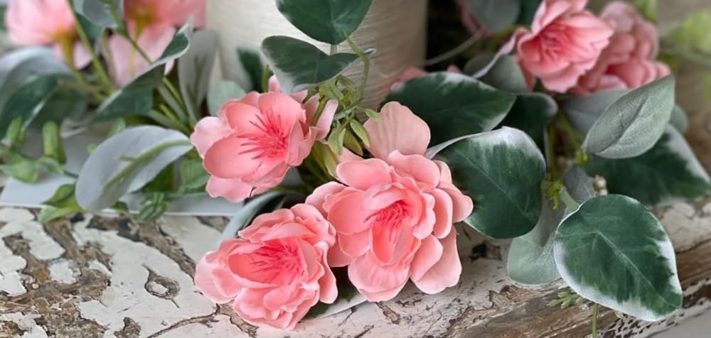 Pink Flower Candle Ring