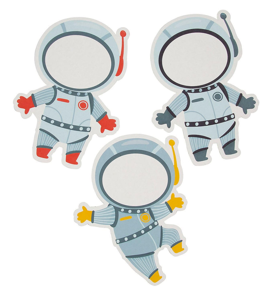 Space Astronaut Classroom Bulletin Board Cutouts | 48 Pc | 6 Inch