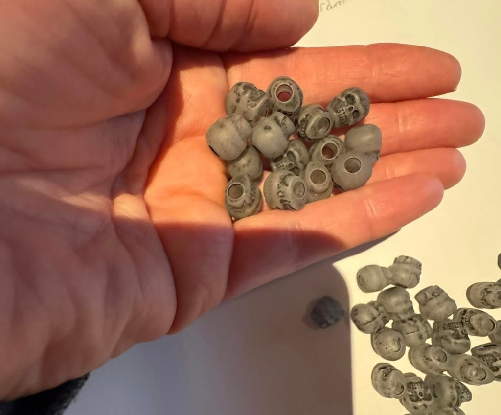 Skull Beads Bulk Halloween Beads Beading Supplies