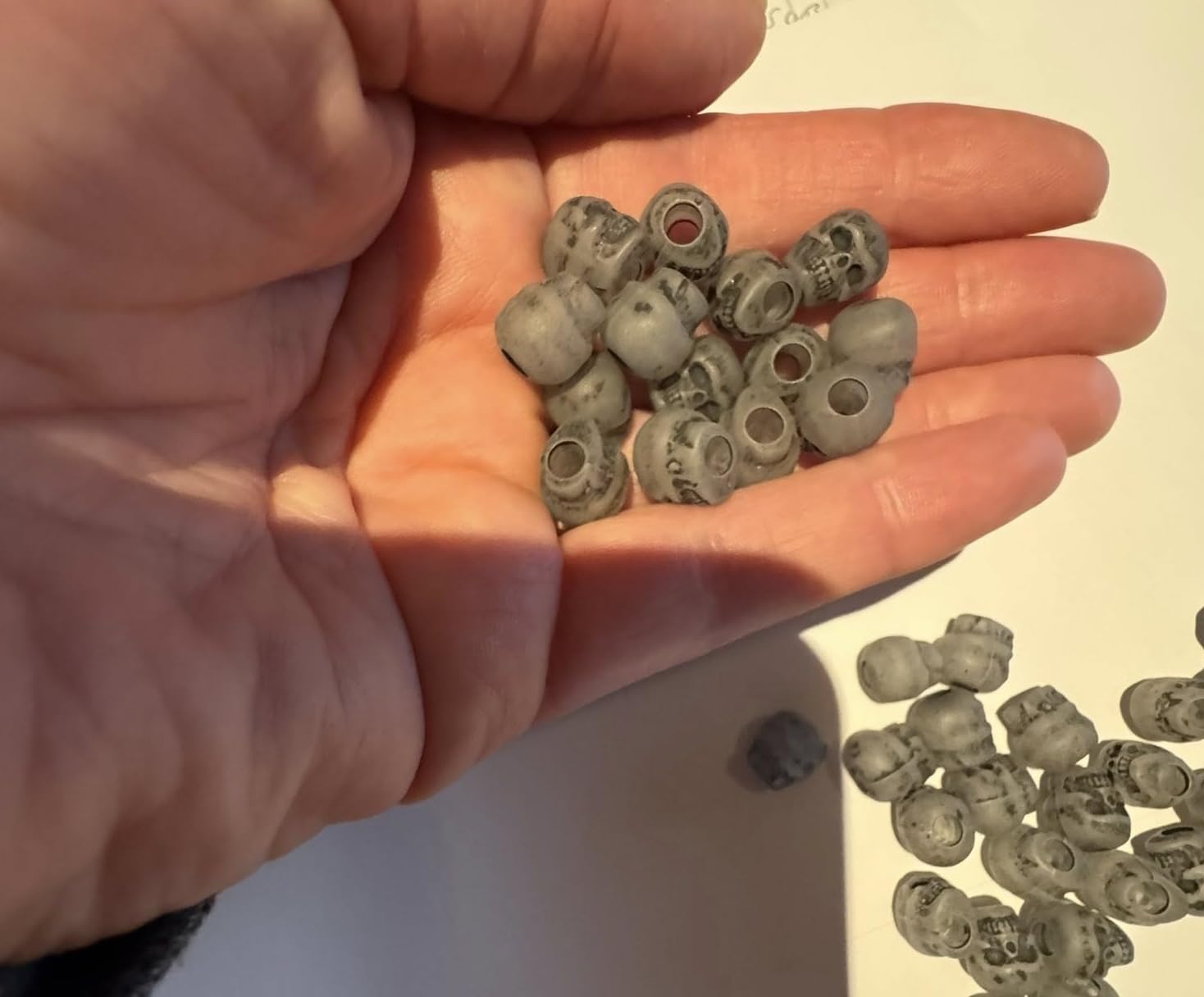 Skull Beads Bulk Halloween Beads Beading Supplies