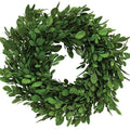 Boxwood Candle Ring Wreath, Green, 10 Inch Diameter with 3.5-4 Inch Center Opening, Artificial Greenery Centerpiece