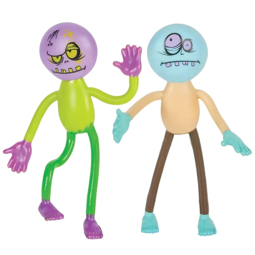 Rhode Island Novelty 3.5 Inch Bendable Zombies, One Dozen Per Order