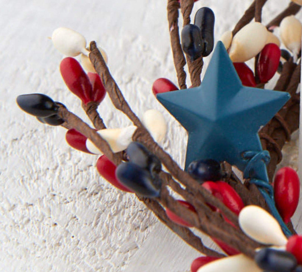 Patriotic Pip Berry Ring with Tin Stars